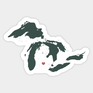 Michigan Love Sticker